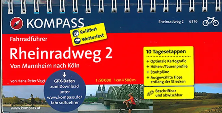 Rheinradweg 2 : Von Mannheim nach Köln af Hans-Peter Vogt