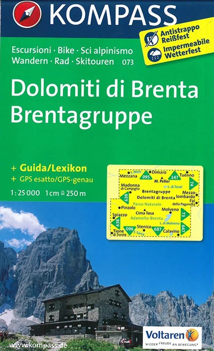 Dolomiti di Brenta af Mair-Dumont/Kompass