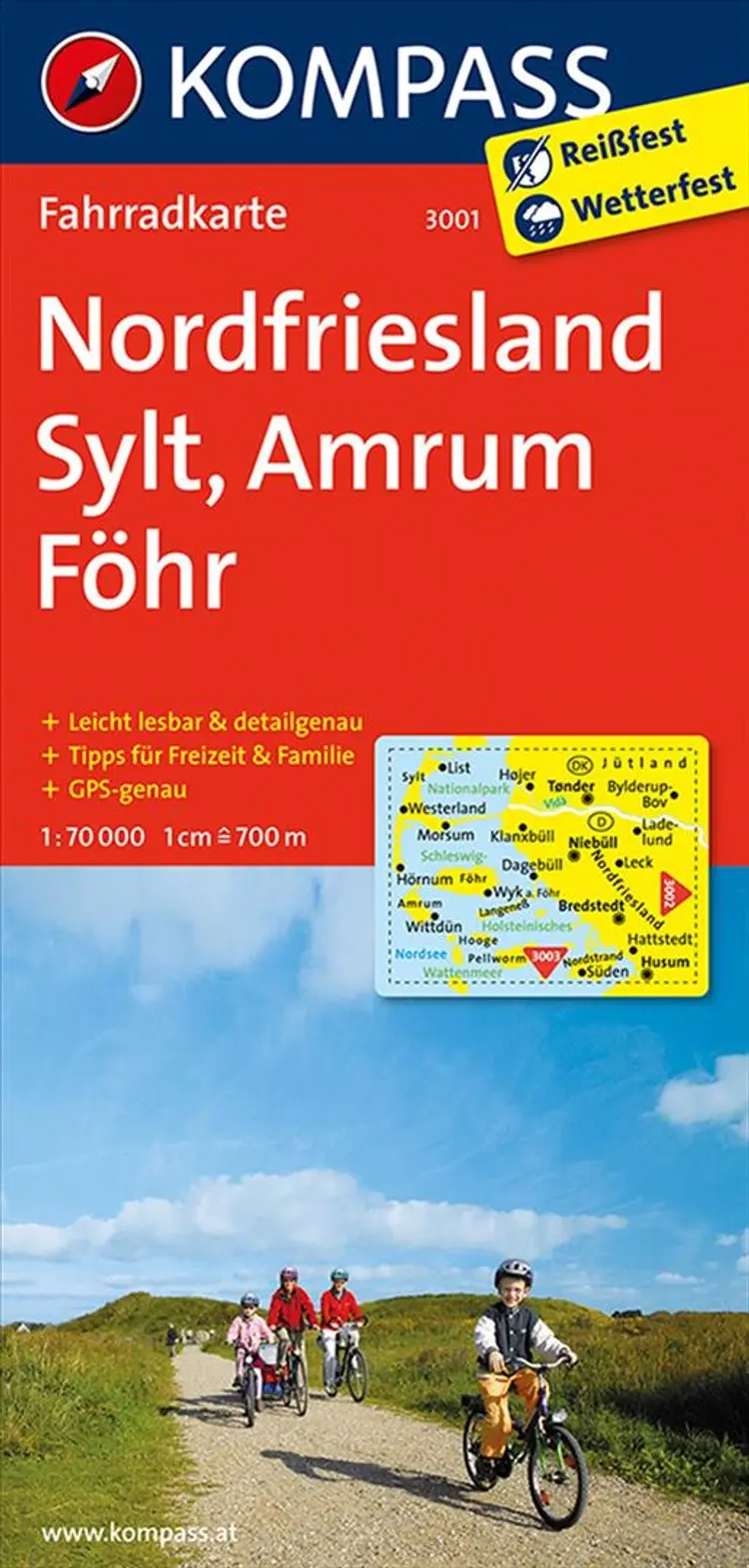 Nordfriesland, Sylt, Amrum, Föhr af Mair-Dumont/Kompass