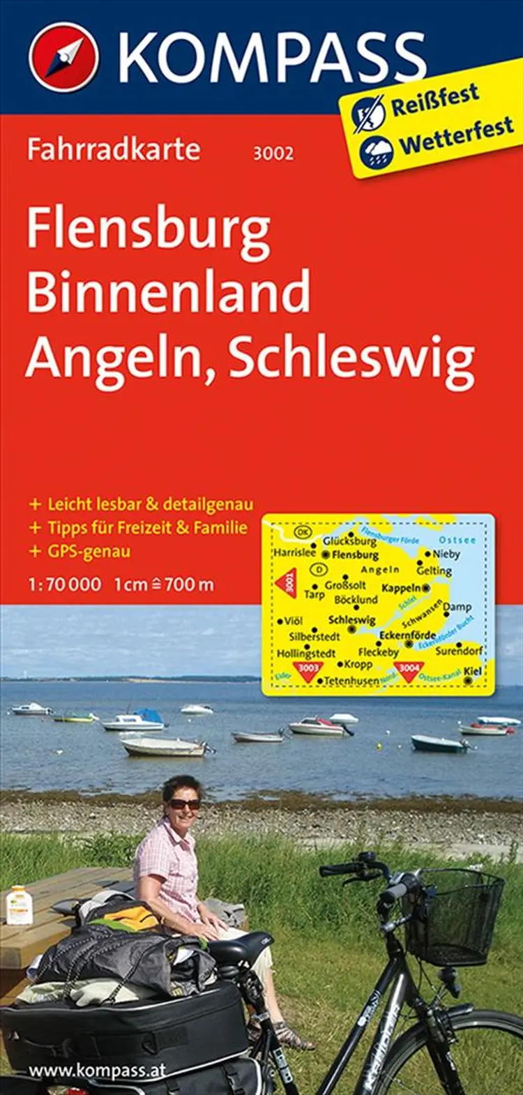Flensburg, Binnenland, Angeln, Schleswig af Mair-Dumont/Kompass