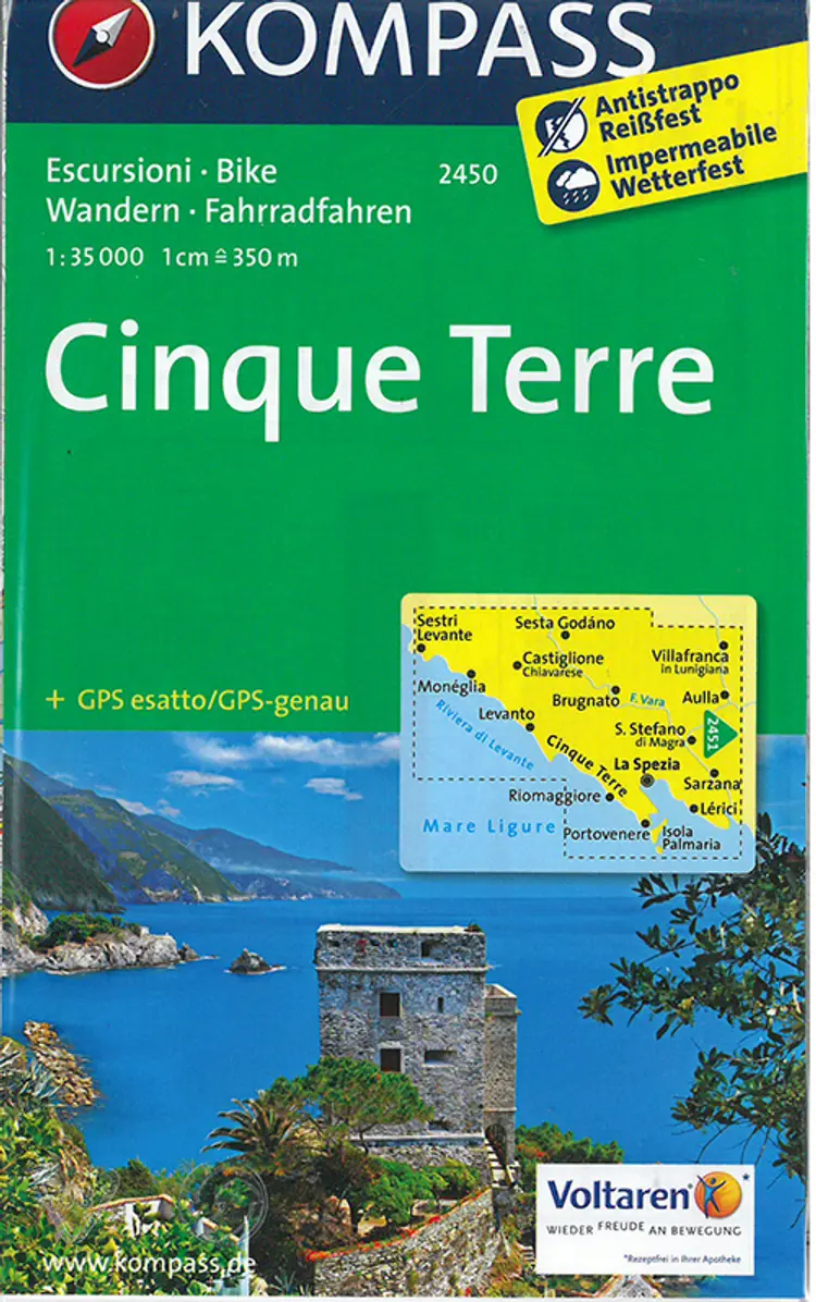 Cinque Terre af Mair-Dumont/Kompass