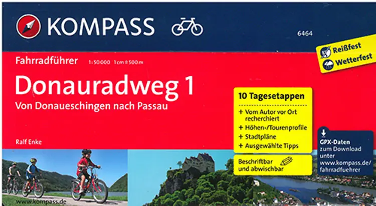 Donauradweg 1 : Von Donaueschingen nach Passau af Ralf Enke