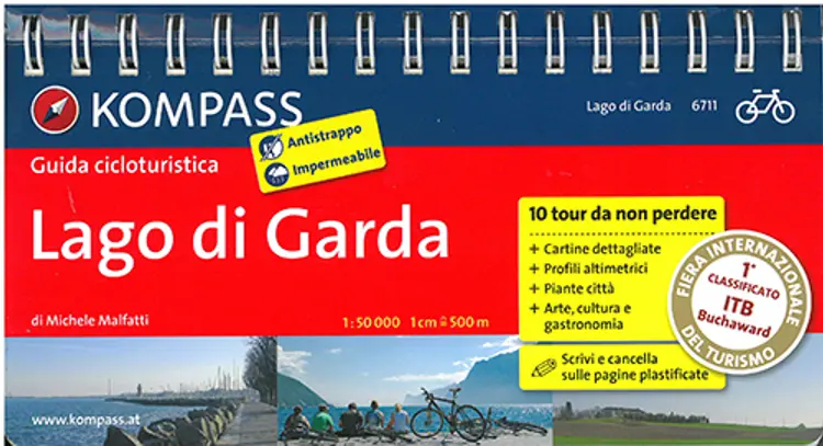Kompass Fahrradführer 6711: Lago di Garda af Michele Malfatti