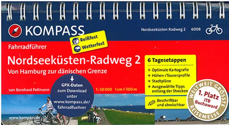 Nordseeküsten-Radweg 2 : Von Hamburg zur dänischen Grenze af Bernhard Pollmann