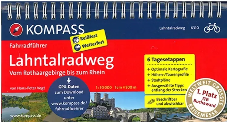 Lahntalradweg : Vom Rothaargebirge bis zum Rhein af Hans-Peter Vogt