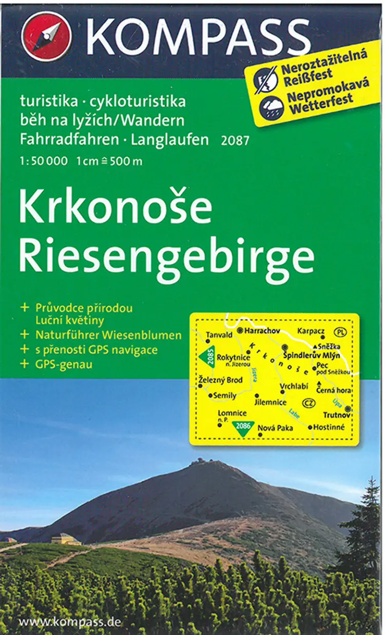 Krkonose Riesengebirge af Mair-Dumont/Kompass
