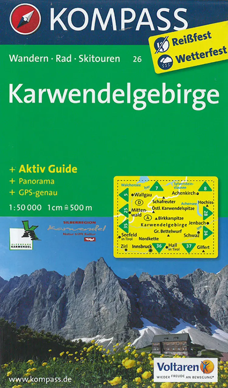Karwendelgebirge af Kompass