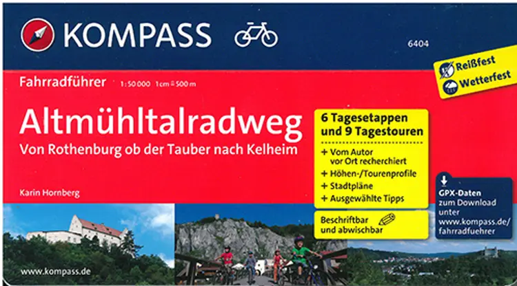 Fünf-Flüsse-Radweg : Radvergnügen entlang von Donau, Naab, Vils, Pegnitz und Altmühl - Ralf Enke af Ralf Enke