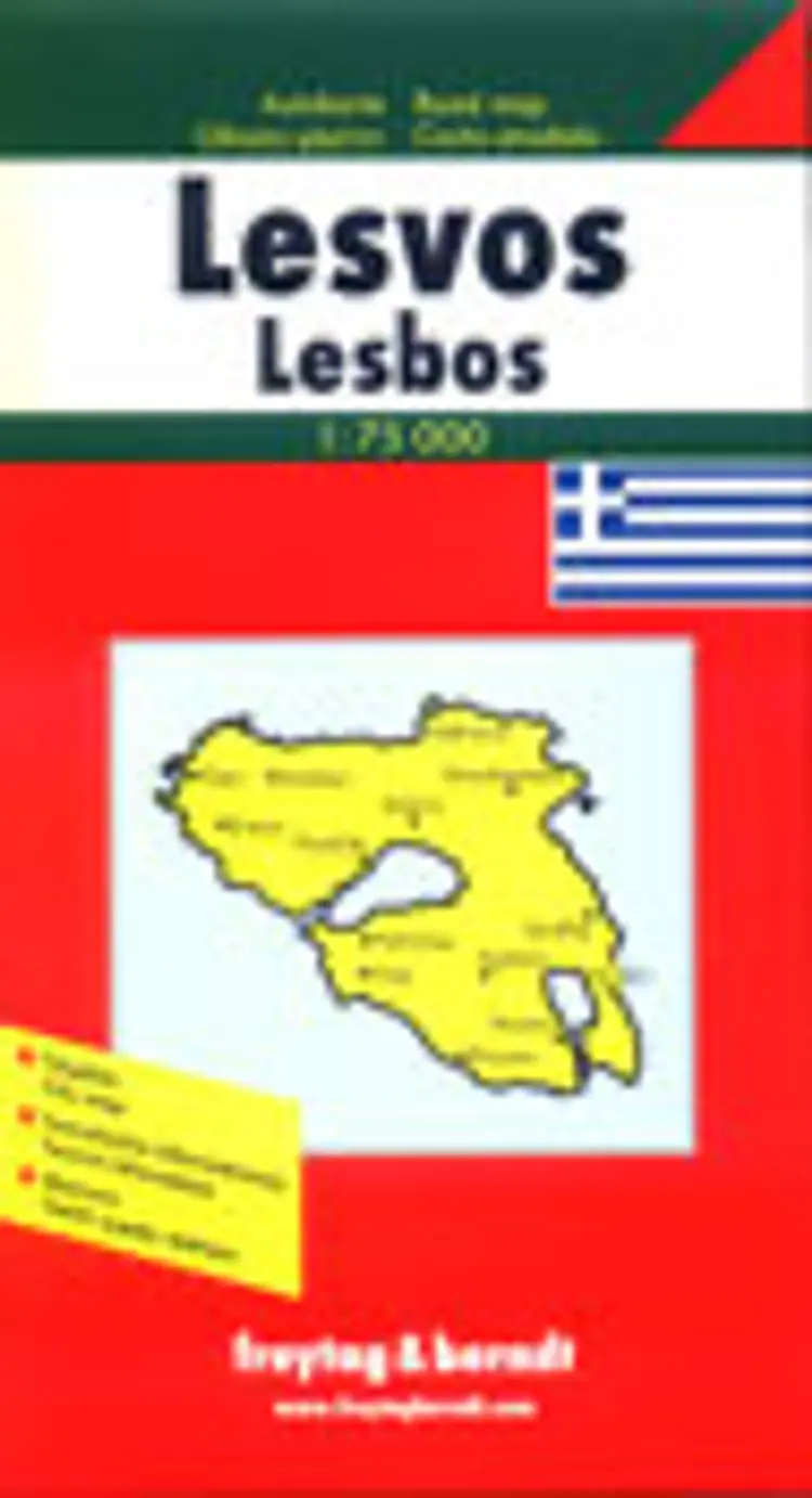 Lesvos / Lesbos, Freytag & Berndt autokarte