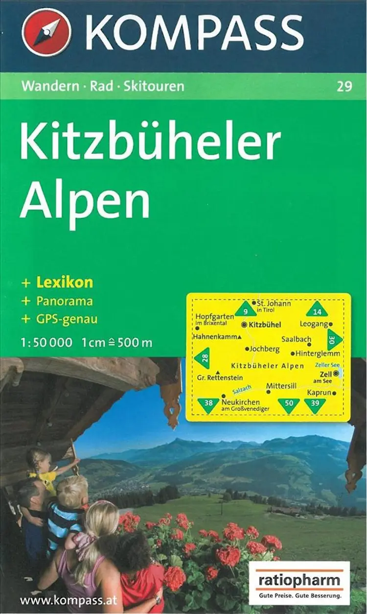 Kitzbüheler Alpen af Mair-Dumont/kompass
