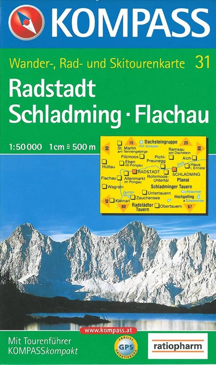 Radstadt Schladming, Flachau af Mair-Dumont/Kompass