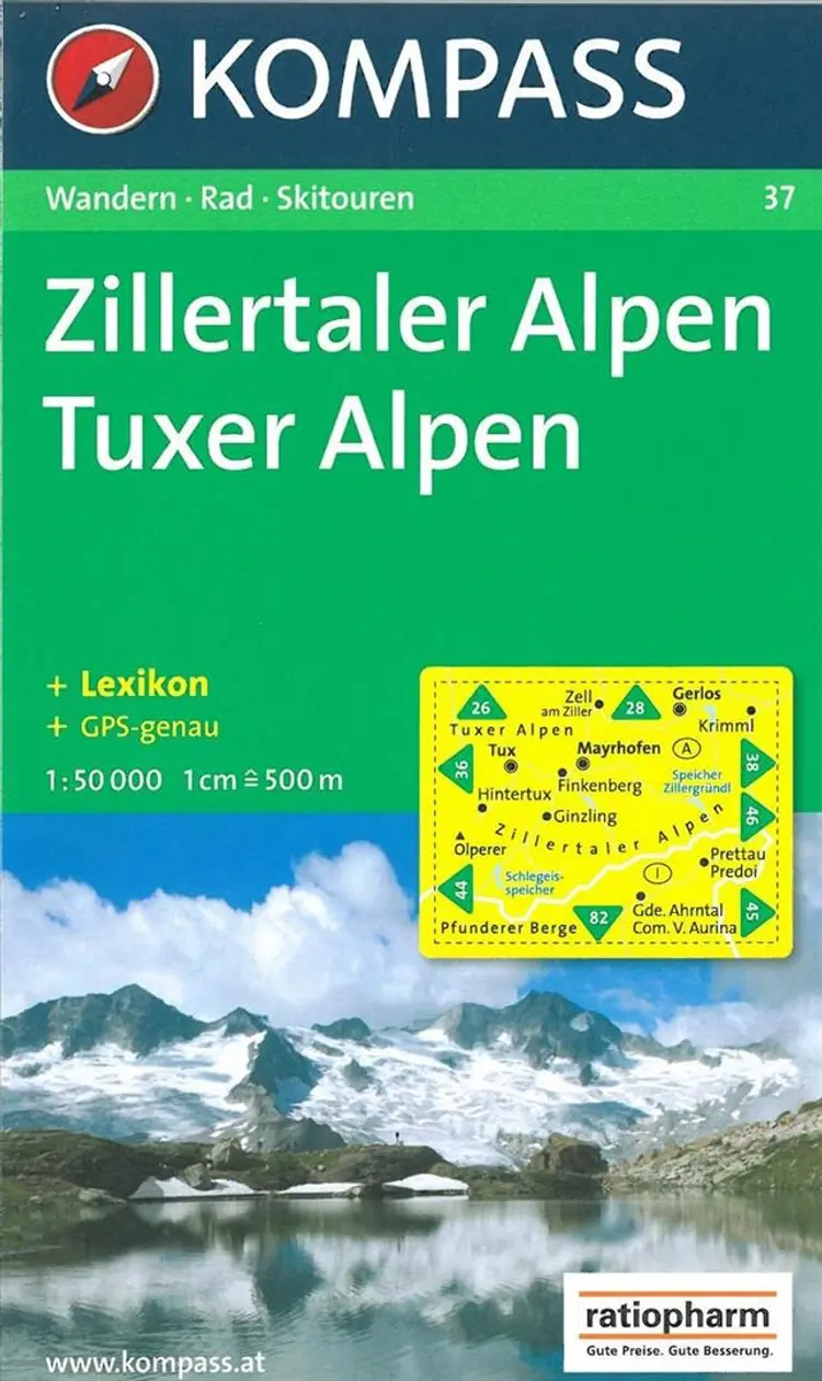 Zillertaler Alpen. Tuxer Alpen