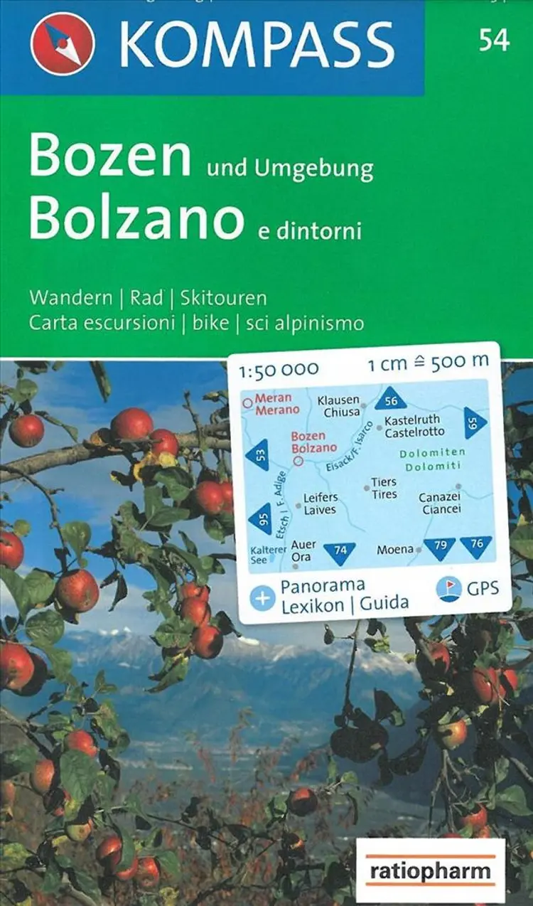 Bozen und Umgebung. Bolzano e dintorni