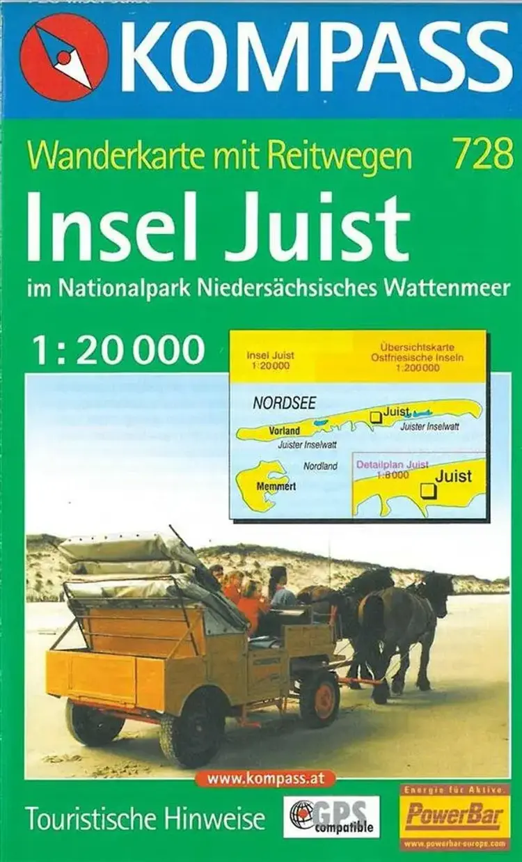 Insel Juist af Mair-Dumont/Kompass