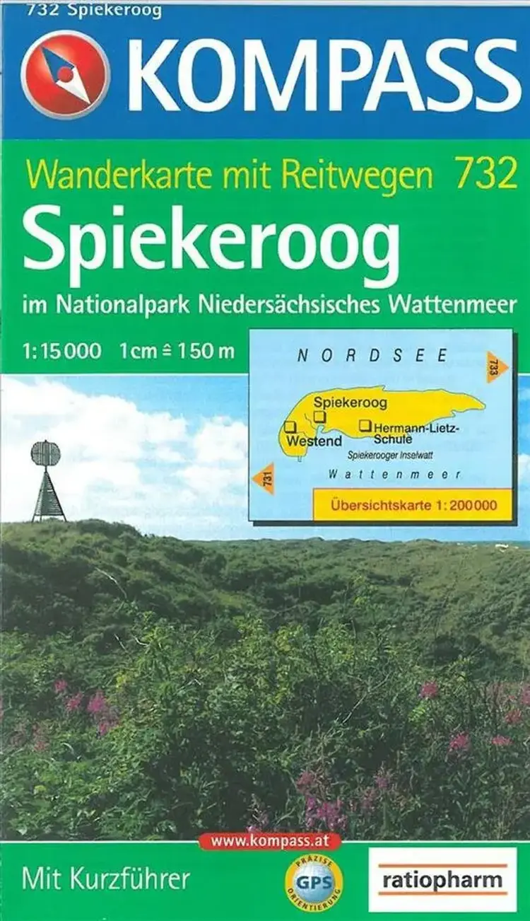 Spiekeroog im Naturpark Nidersächsisches Wattenmeer af Mair-Dumont/Kompass