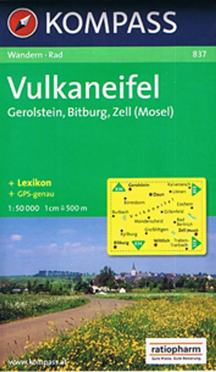 Vulkaneifel: Gerolstein, Bitburg, Zell (Mosel) af Mair/Dumont