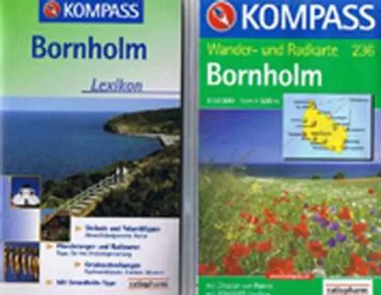 Bornholm, Kompass Wander- und Radkarte 236