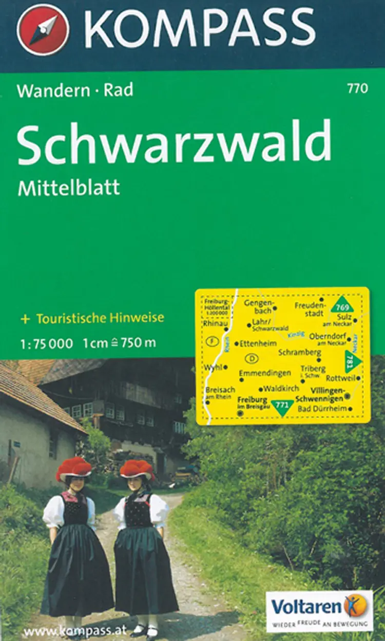Schwarzwald Mittelblatt af Mair-Dumont/Kompass
