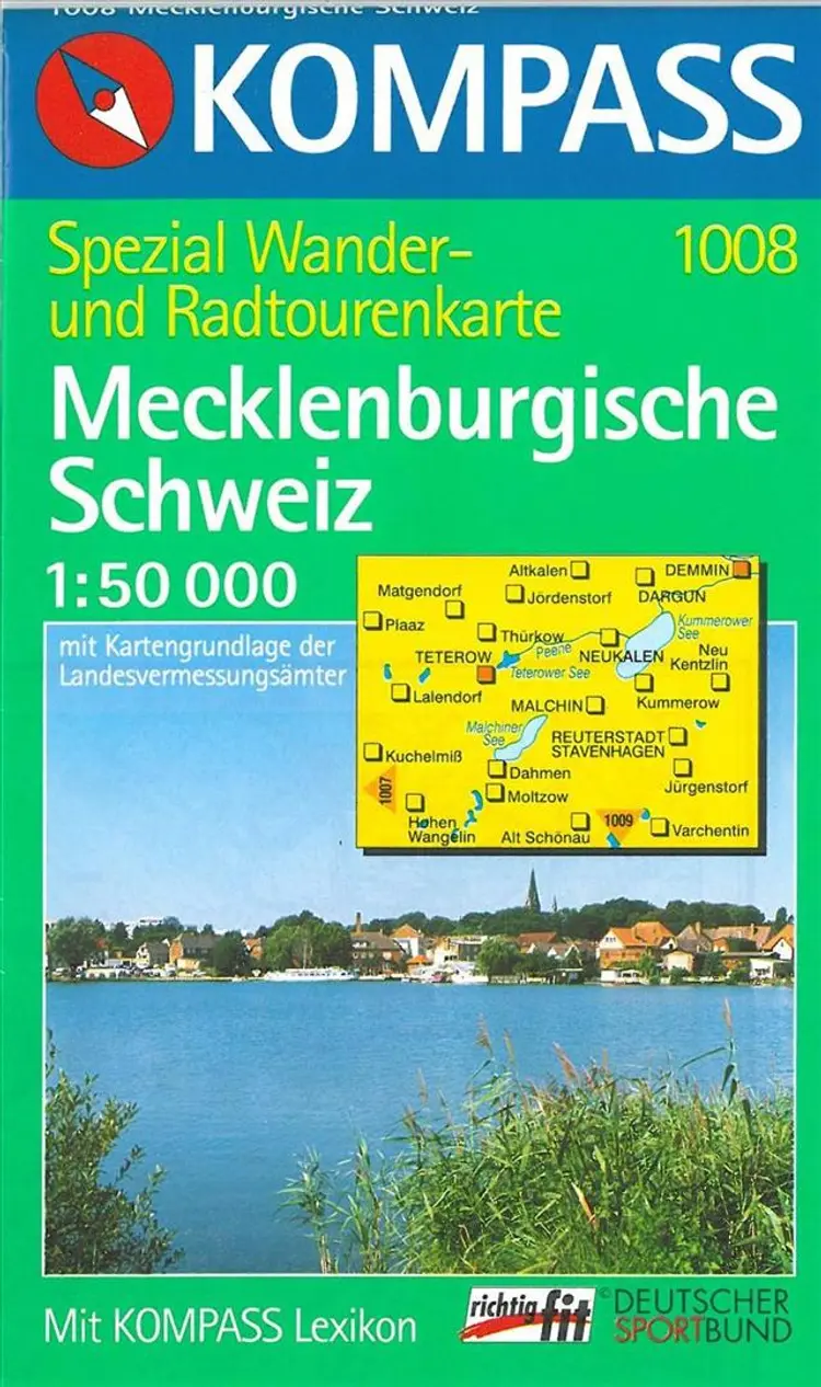 Mecklenburgische Schweiz: Demmin, Teterow, Malchin af Mair-Dumont/Kompass