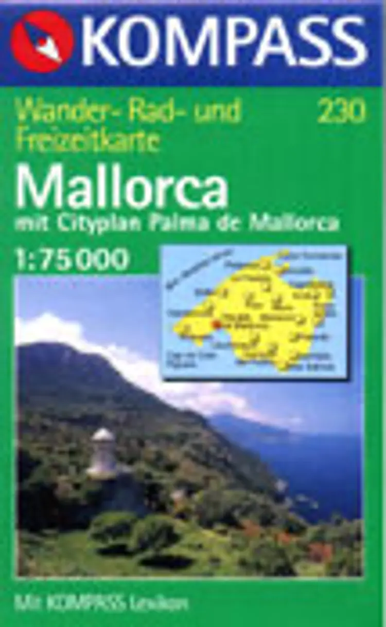 Mallorca, Kompass Wanderkarte 230