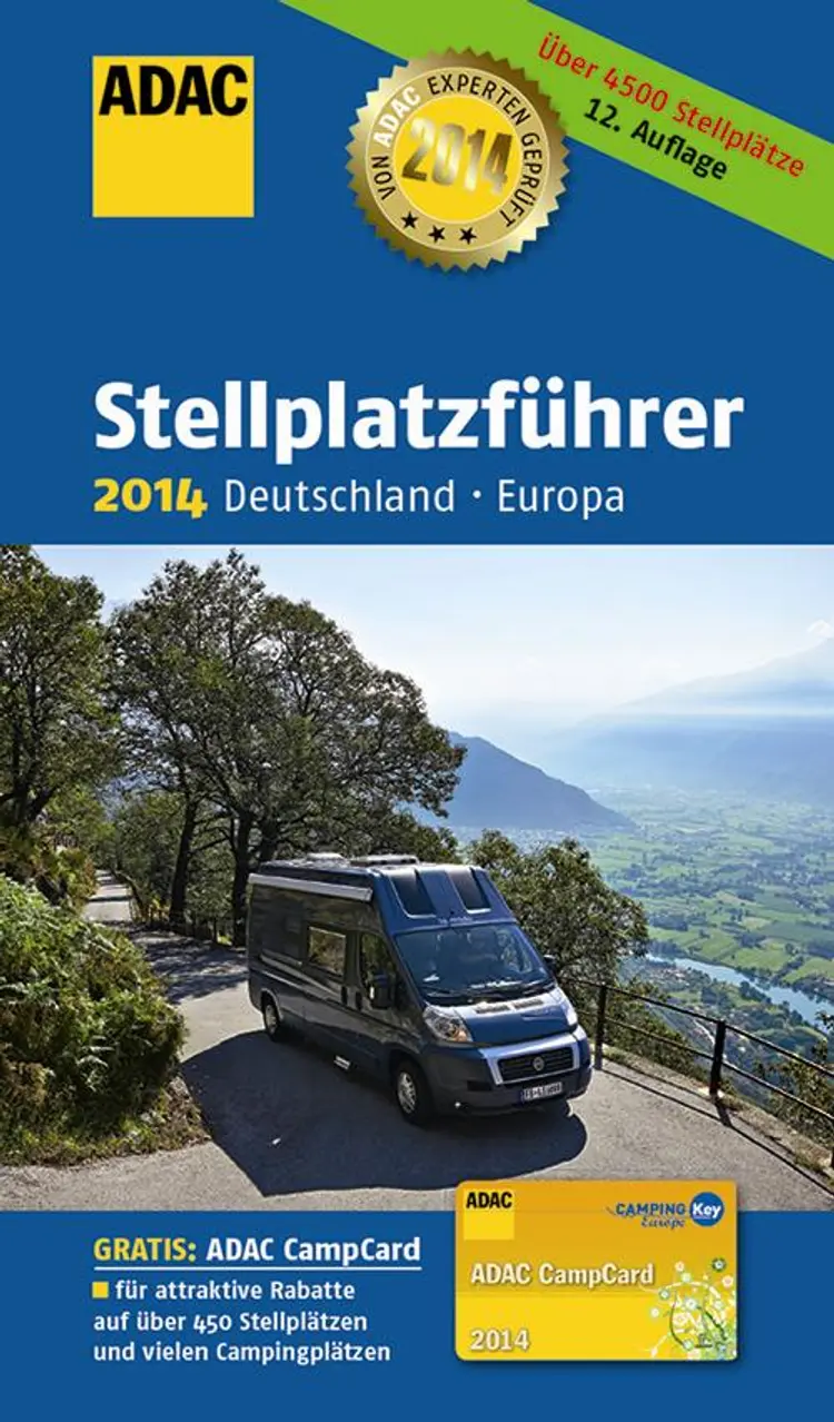 ADAC Stellplatzführer 2014: Deutschland Europa
