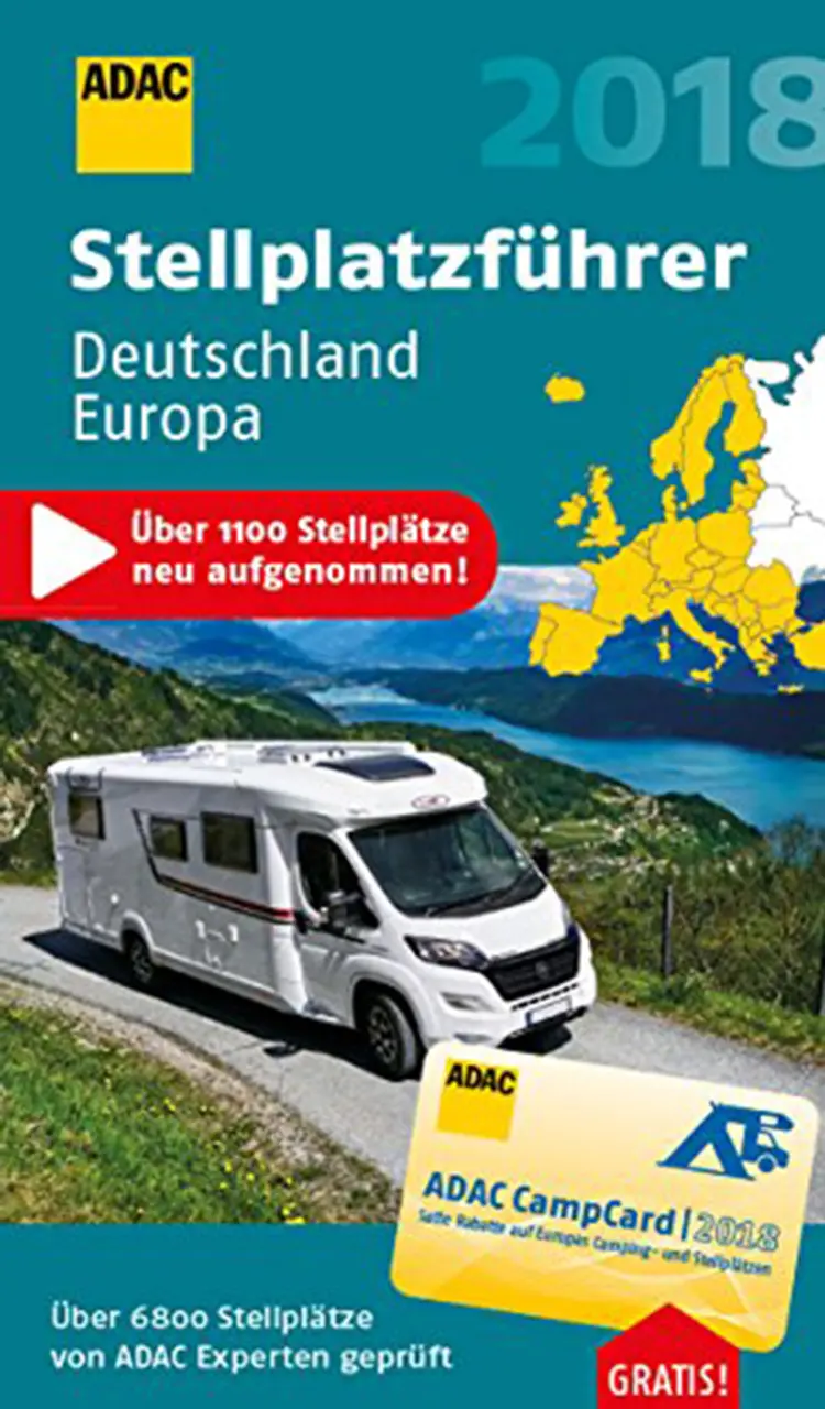 ADAC Stellplatzführer 2018: Deutschland / Europa