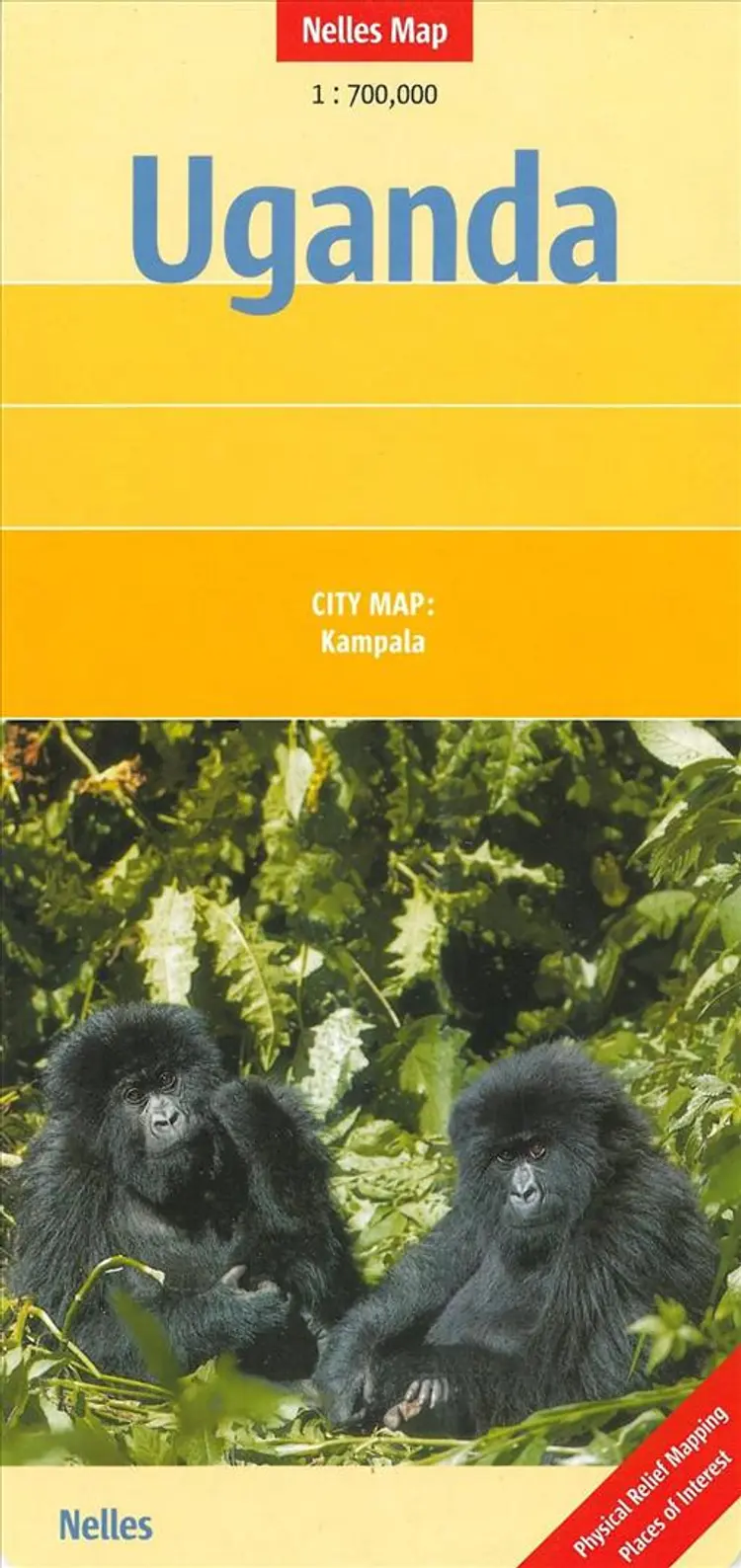 Uganda, Nelles Map