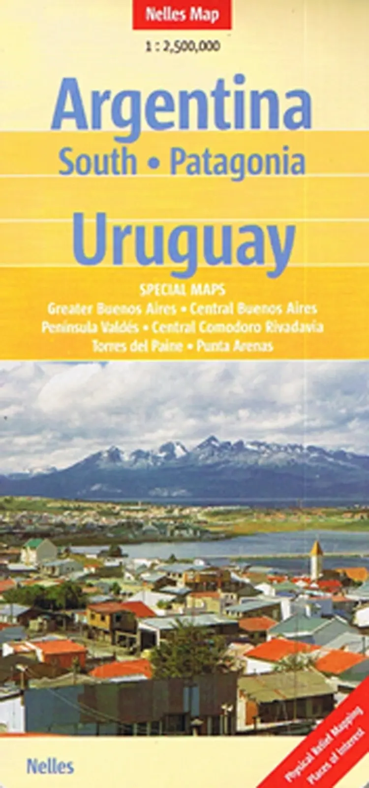 Argentina South, Patagonia, Uruguay af Nelles Verlag