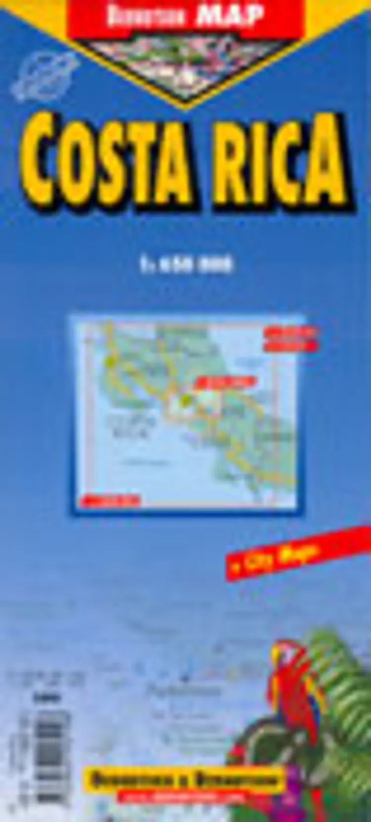 Costa Rica (lamineret), Berndtson map