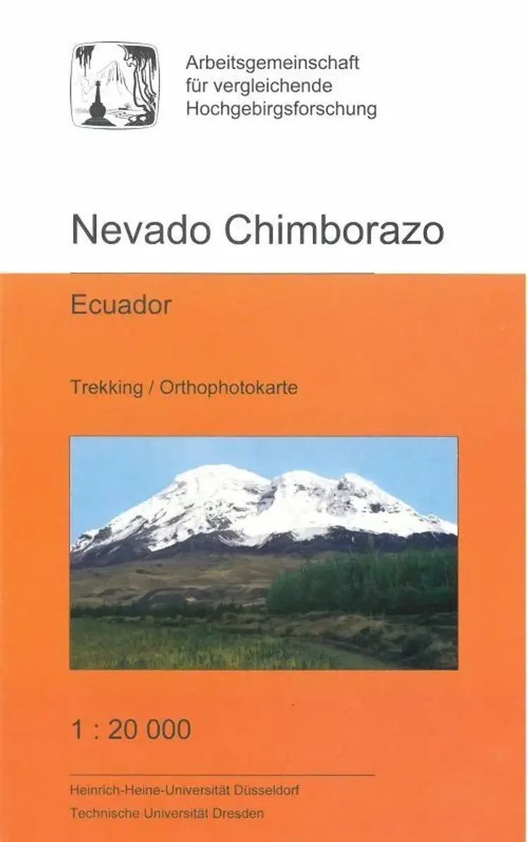Nevado Chimborazo Trekking Map