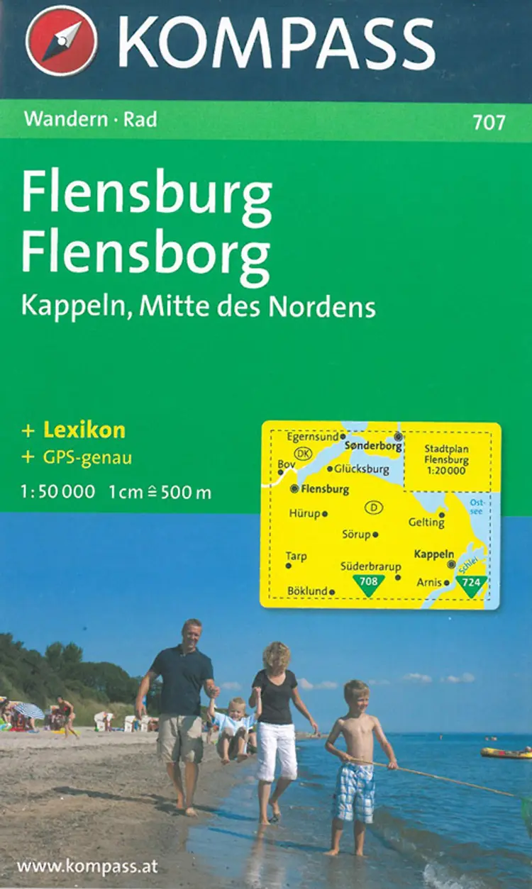Flensburg Flensborg: Kappeln, Mitte des Nordens af Mair-Dumont/Kompass