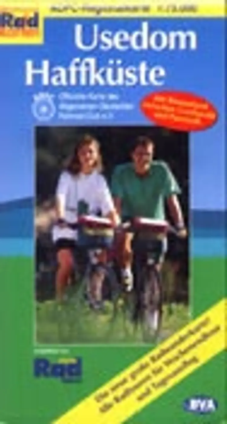 Usedom - haffküste, adfc regionalkarte