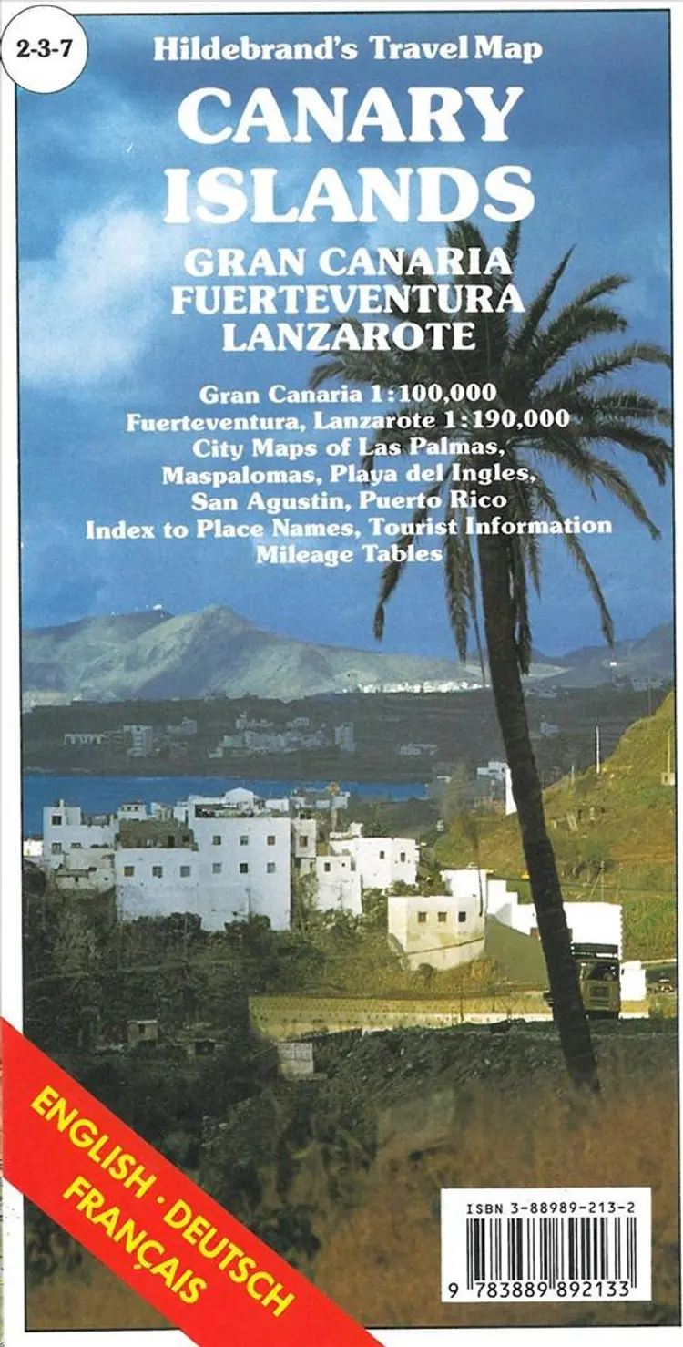 Canary Islands, Hildebrand's Travel Map