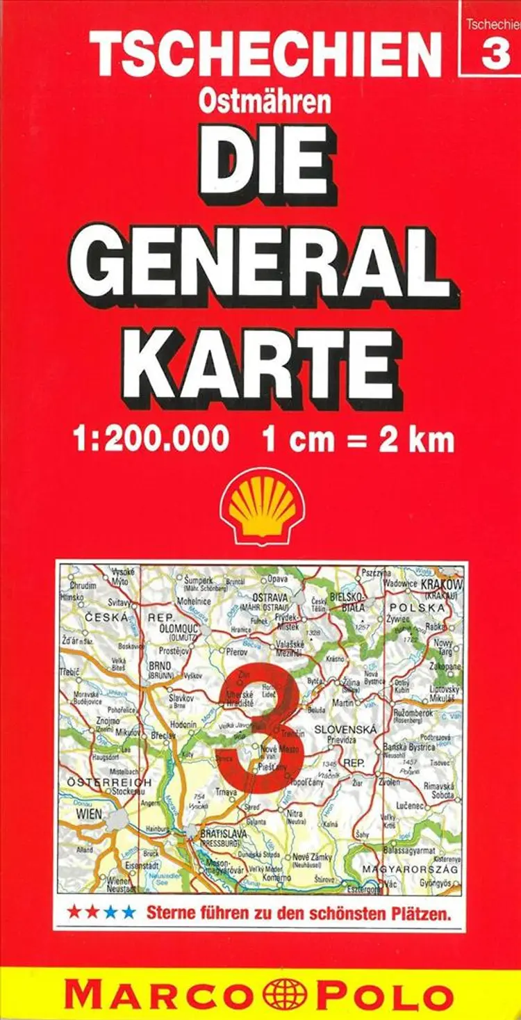 Tschechien Generalkarte Blad 3: Mähren Ost