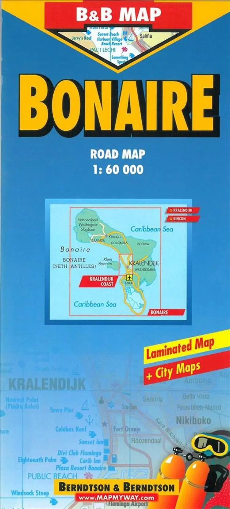 Bonaire, Berndtson & Berndtson Map (lam.)