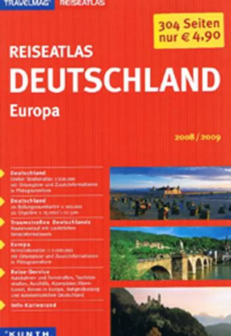 Deutschland Europa 2008/2009, Travelmag Reiseatlas