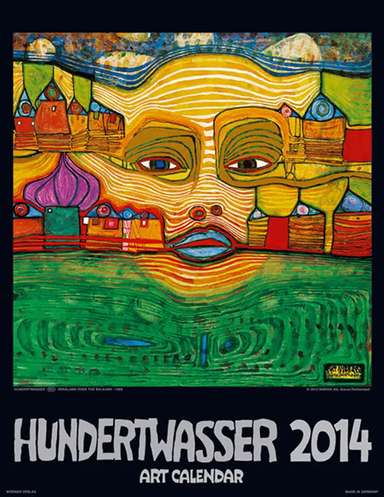 Hundertwasser Art Calendar 2014 af Friedensreich Hundertwasser
