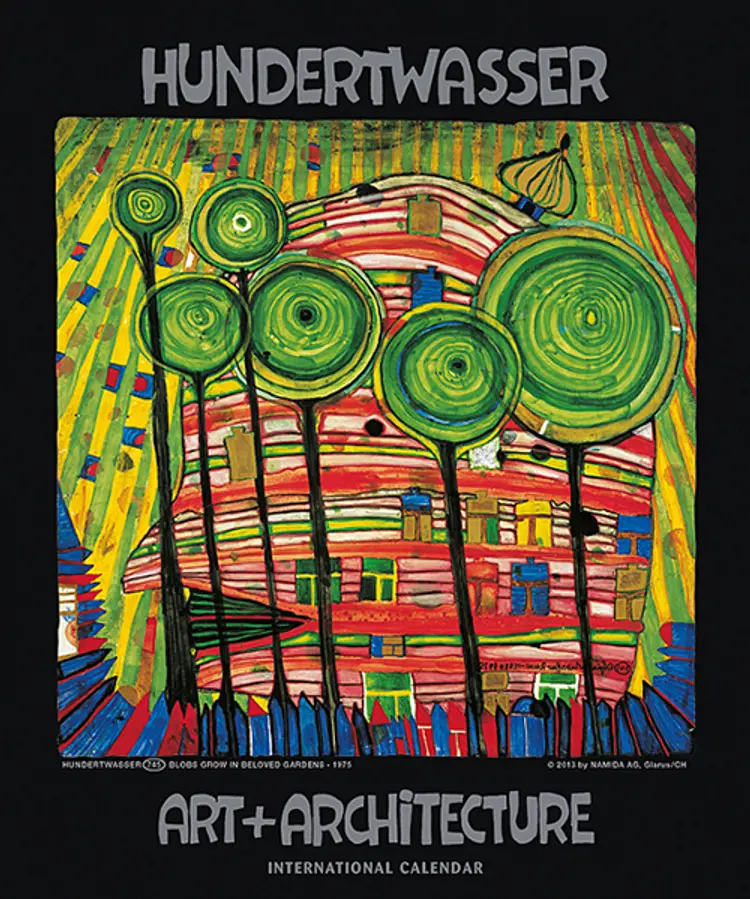Hundertwasser International Calendar Art + Architecture