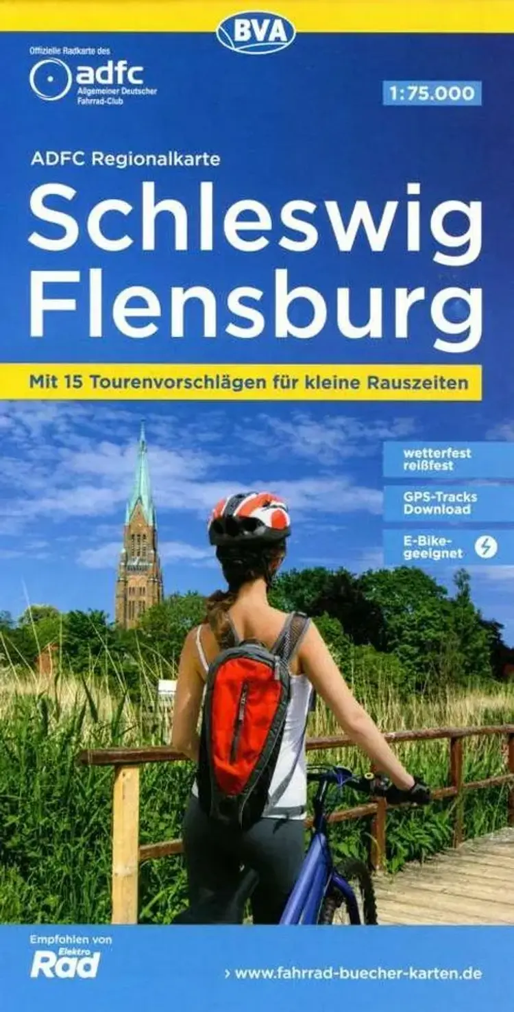ADFC-Regionalkarte Schleswig Flensburg af ADFC