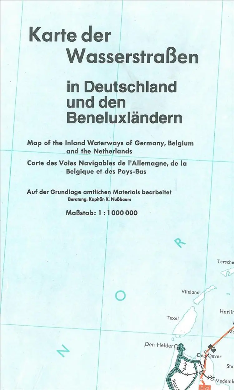 Karte der Wasserstrassen - Petersohn af Petersohn