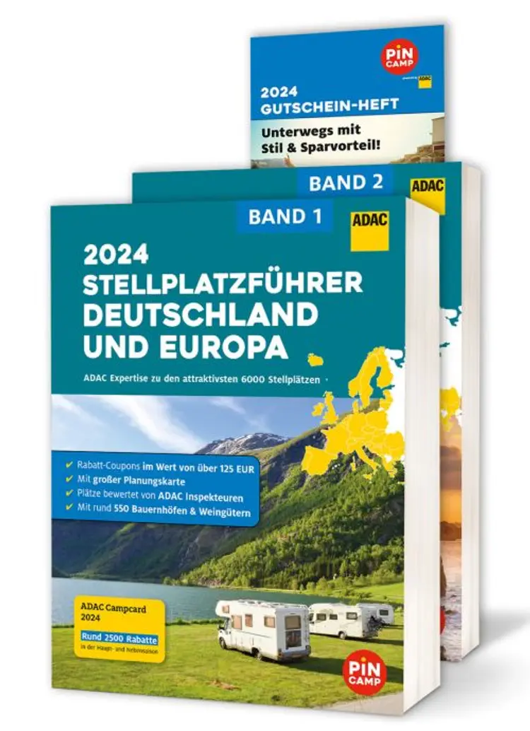 ADAC Stellplatzführer 2024: Deutschland und Europa (vol. 1-2) - Deutschland und Europa (vol. 1-2), ADAC Verlag af ADAC Verlag