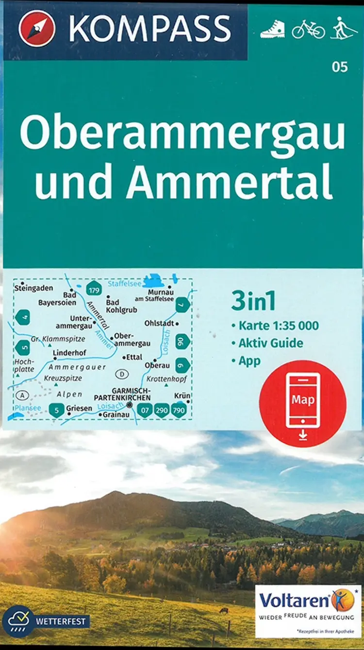 Oberammergau und Ammertal af Mair-Dumont/Kompass