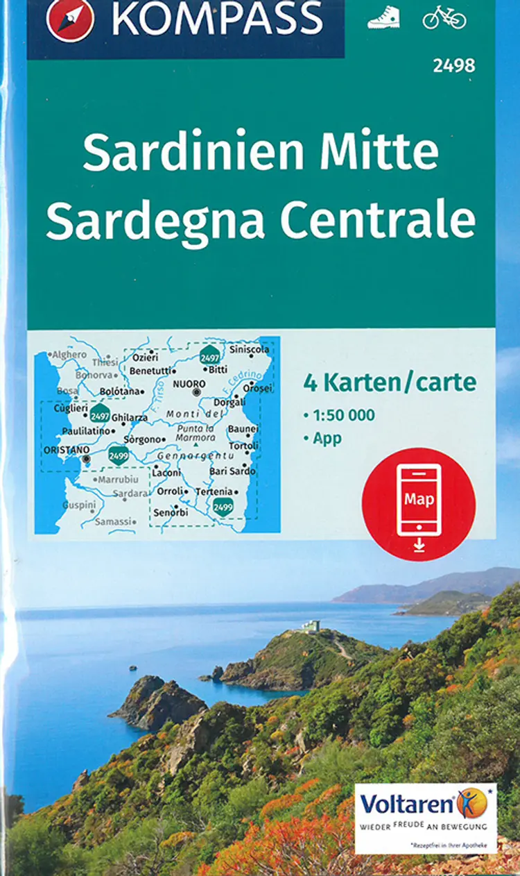 Sardinien Mitte - Sardegna Centrale af Mair-Dumont/Kompass