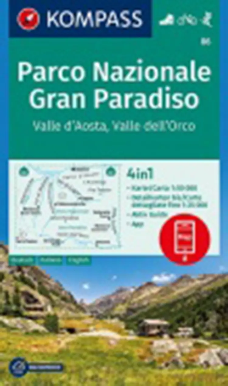 Parco Nazionale Gran Paradiso, Valle d'Aosta, Valle dell'Orco af Mair-Dumont/Kompass