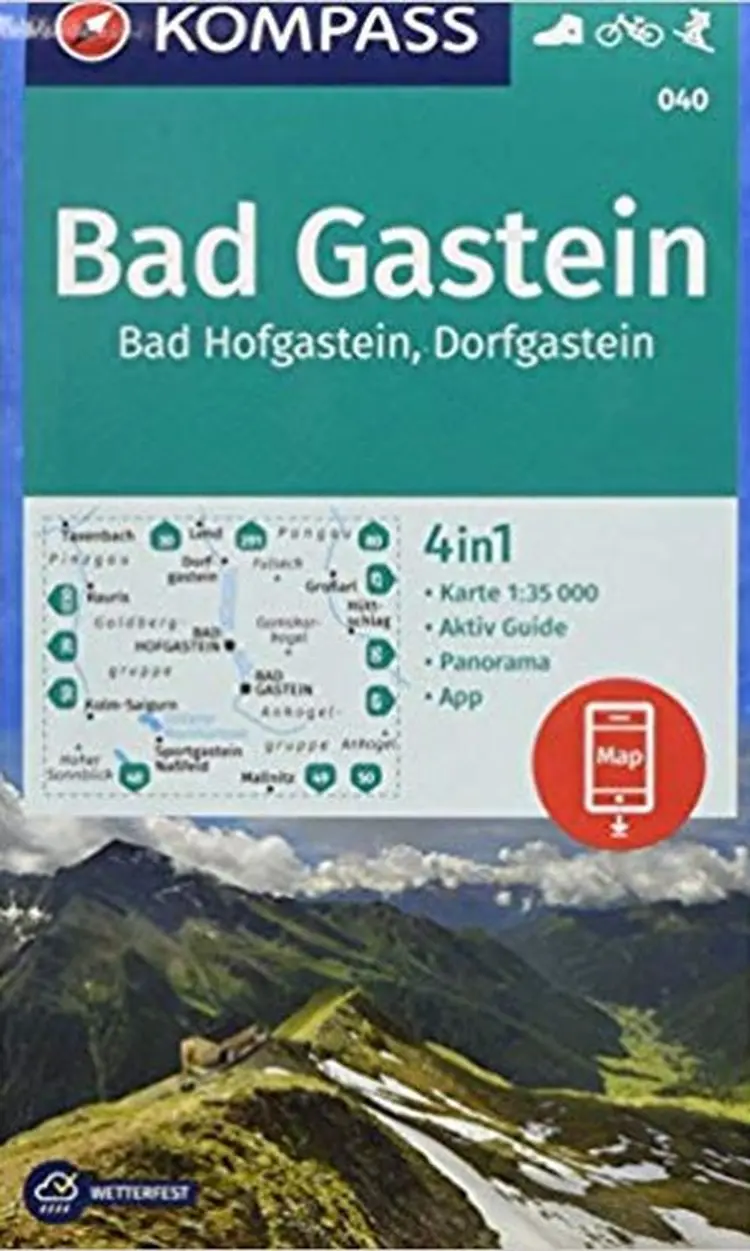 Bad Gastein: Bad Hofgastein, Dorfgastein af Mair-Dumont/Kompass