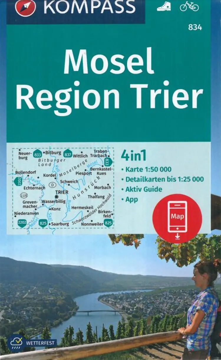 Mosel Region Trier af Mair-Dumont/Kompass
