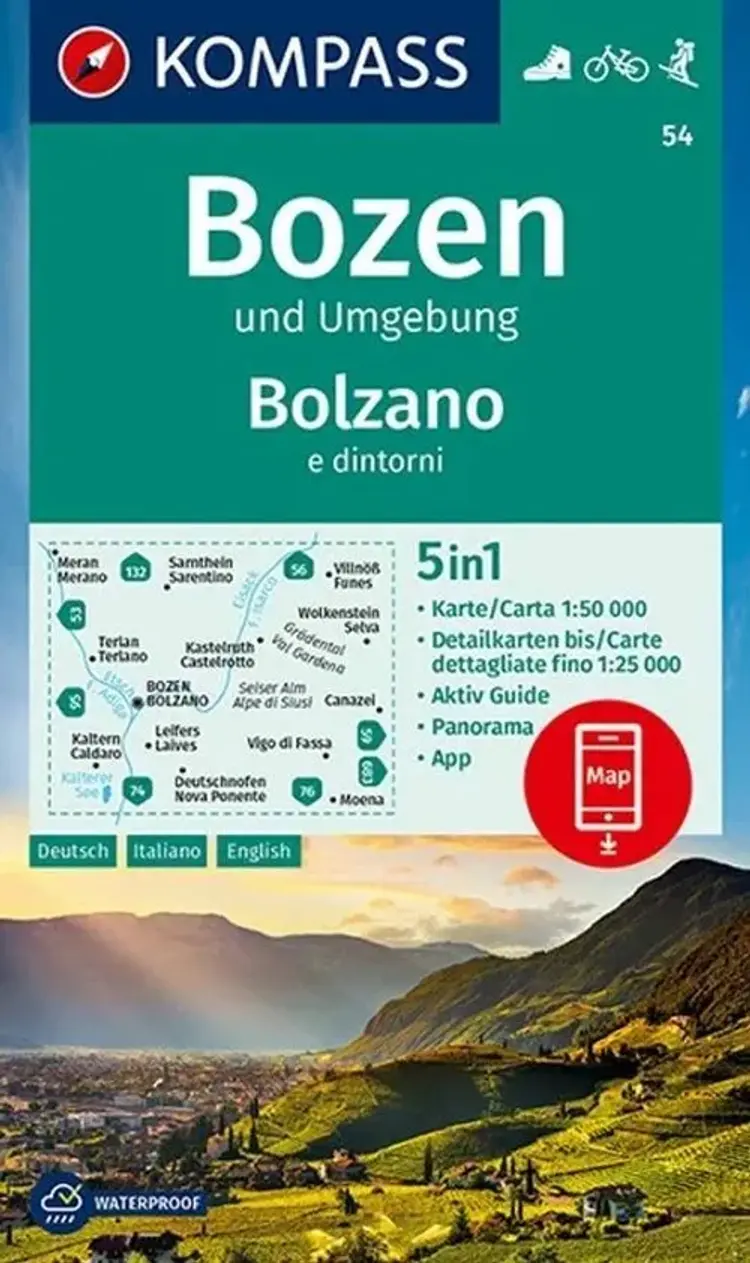 Bozen, Bolzano af Mair-Dumont/Kompass