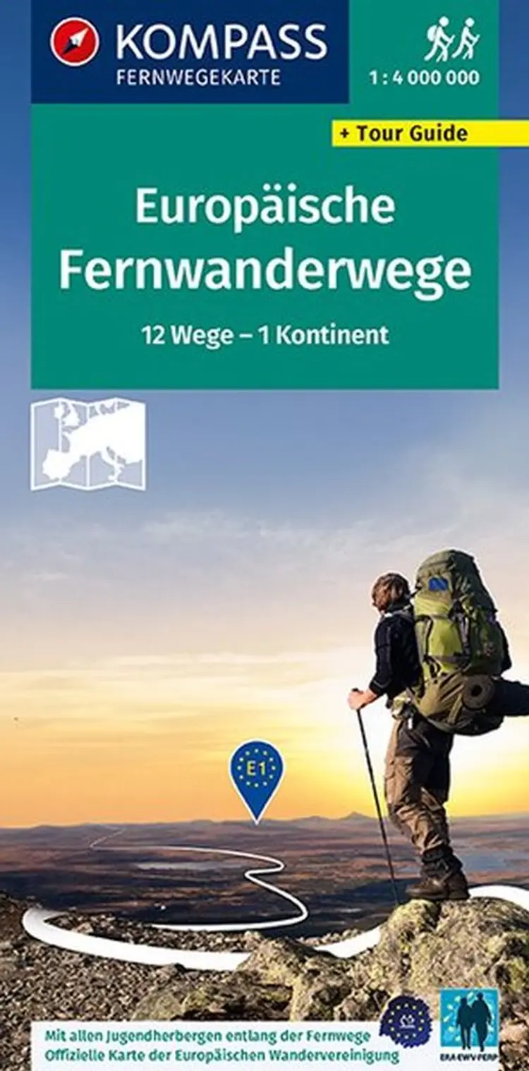 Fernwanderwege Europa af Mair-Dumont/Kompass