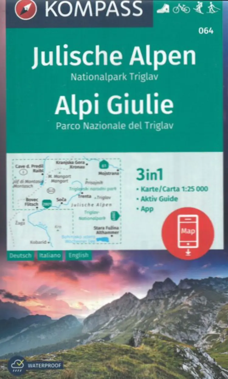 Julische Alpen - Nationalpark Triglav - Alpi Giulie af Mair-Dumont/Kompass
