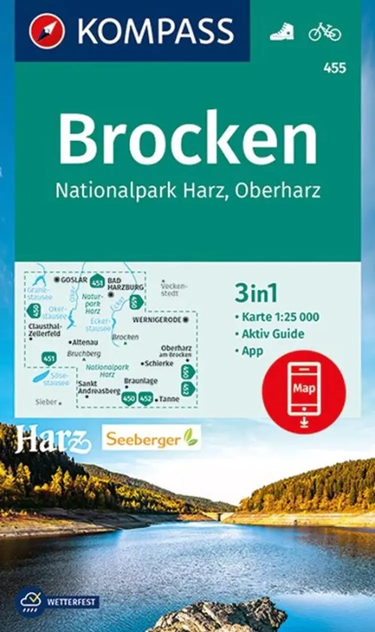 Brocken, Nationalpark Harz, Oberharz af Kompass